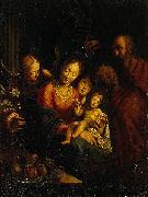 Hans von Aachen The Holy Family oil painting on canvas